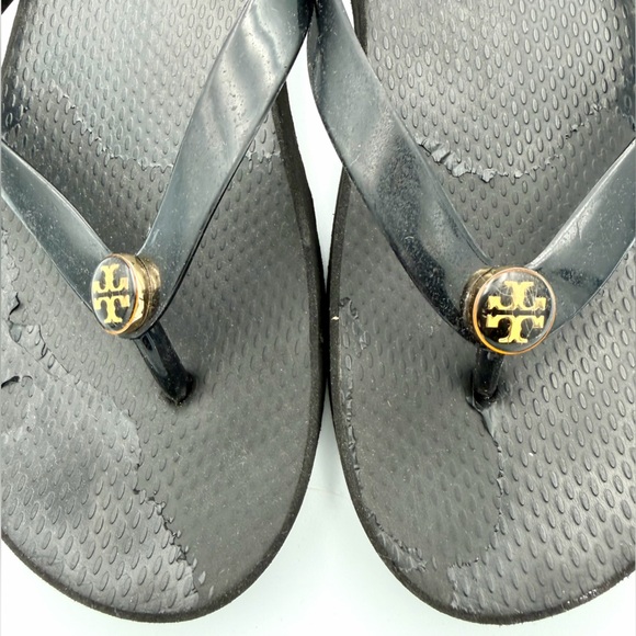 Tory Burch Miller Wedge Flip Flops - Picture 4 of 5